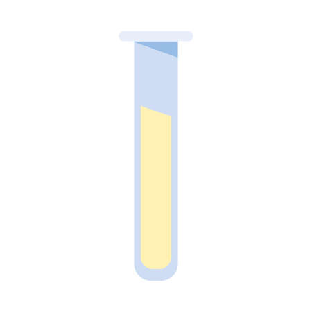Tube icon design, Chemistry science and laboratory theme Vector illustrationのイラスト素材