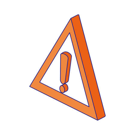 Alarm sign design of Security system warning protection danger web alert and safe theme Vector illustrationのイラスト素材