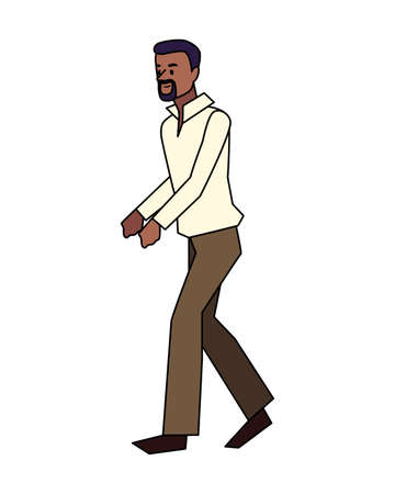 Avatar of a man design, Boy male person people human social media and portrait theme Vector illustrationのイラスト素材