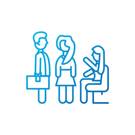 People meeting and suitcase design of Entrepreneur businesspeople startup team success teamwork plan idea and person theme Vector illustrationのイラスト素材