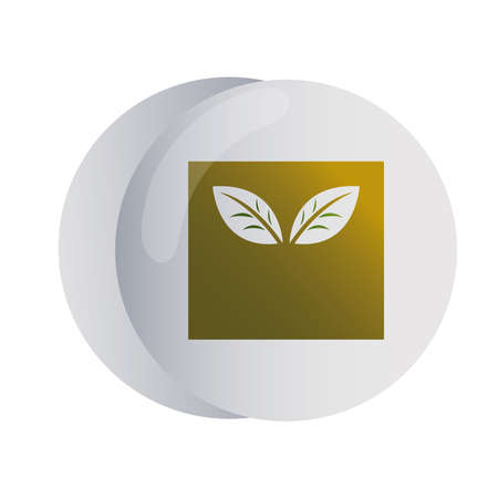 design of logo with leaf for corporate company vector illustration designのイラスト素材