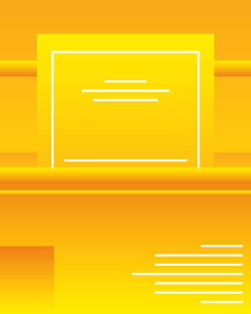 abstract minimal background with orange color vector illustration designのイラスト素材