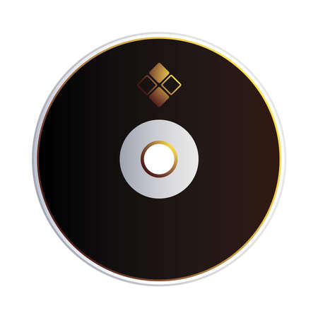 cover and cd with corporate identity vector illustration designのイラスト素材