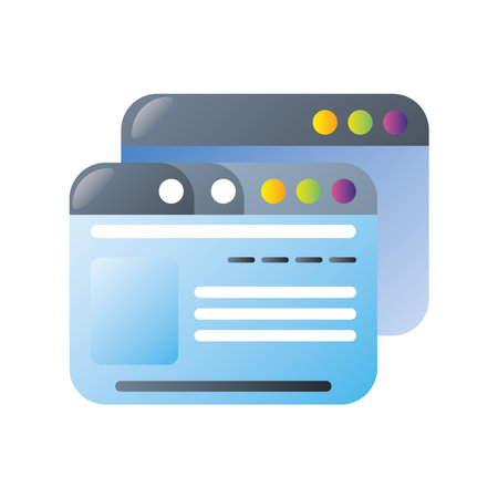 digital marketing website advertising network connection vector illustrationのイラスト素材