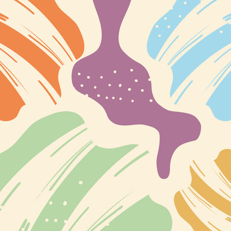 Abstract pattern background with colored lines design, Art and wallpaper theme Vector illustrationのイラスト素材