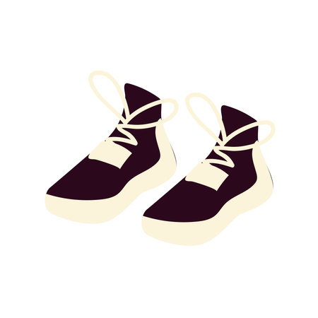 sport boots accessory fashion and trendy isolated icon design vector illustrationのイラスト素材