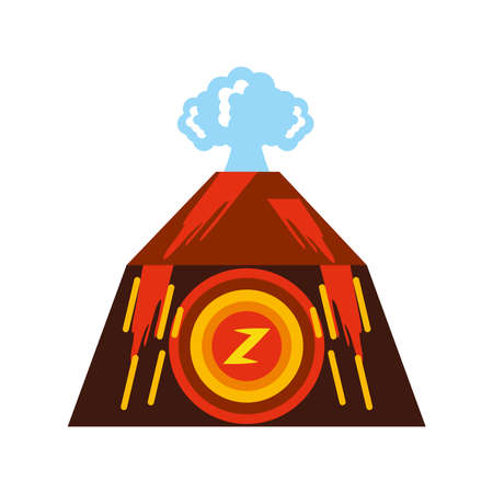 renewable energy geothermal earth generator vector illustrationのイラスト素材