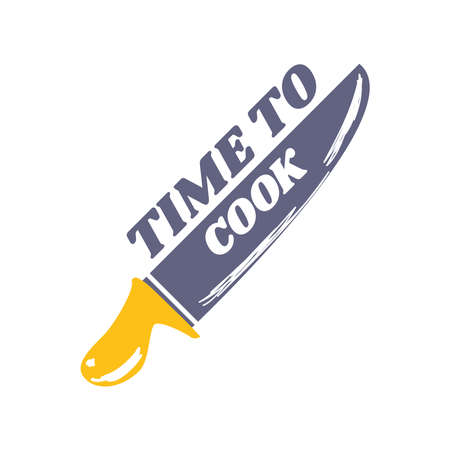 knife cutlery time to cooking vector illustration sketch isolated styleのイラスト素材