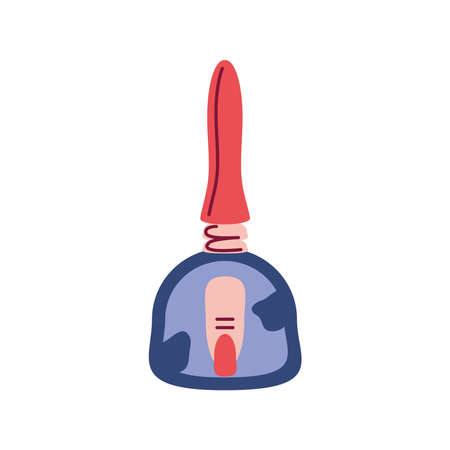 nail polish cosmetics icon isolatedのイラスト素材
