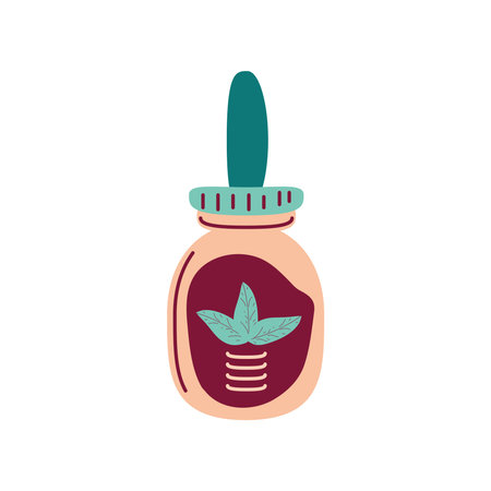 cosmetics organic drops skincare cartoonのイラスト素材