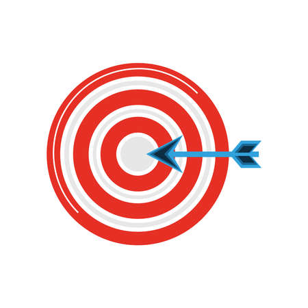 target dart goal success iconのイラスト素材