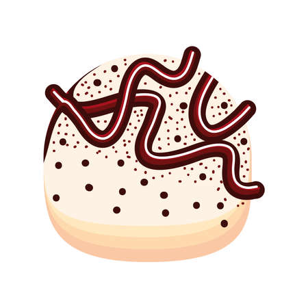 biscuit chocolate chips dessert iconのイラスト素材