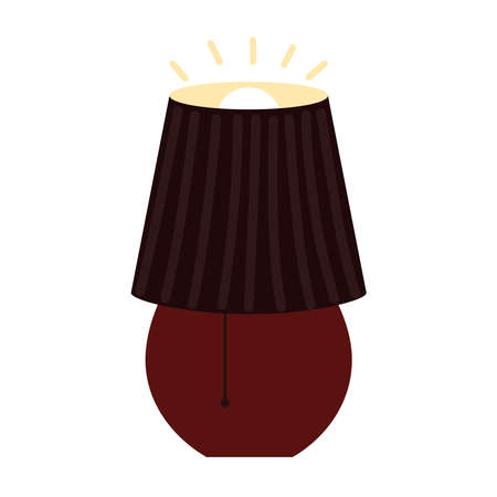 lamp light decoration ornament iconのイラスト素材