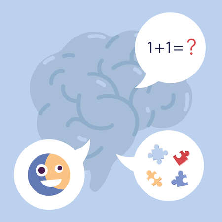alzheimer irritability dementia diseaseのイラスト素材