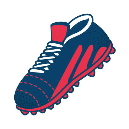 sport footwear football icon isolatedのイラスト素材