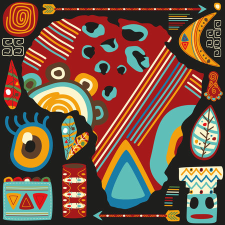 african art tribal traditional pattern
