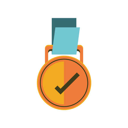 wrist watch approval check markのイラスト素材