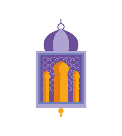 lantern decoration ornament isolated styleのイラスト素材