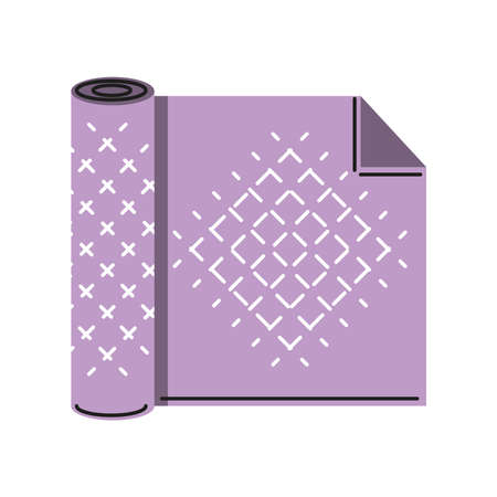 adhesive paper wallpaper isolated styleのイラスト素材