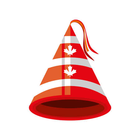 canadian party hatのイラスト素材