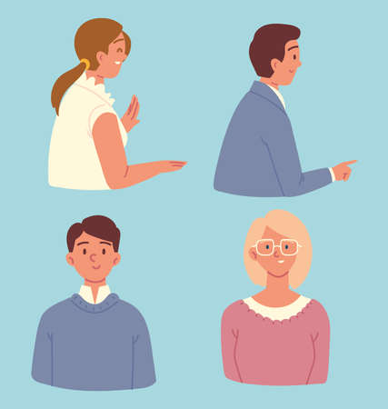 business people setのイラスト素材