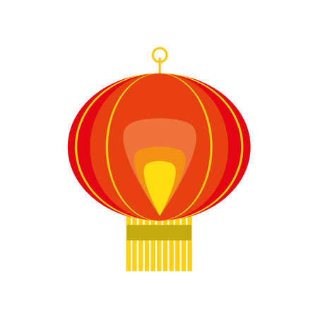 lantern light chineseのイラスト素材
