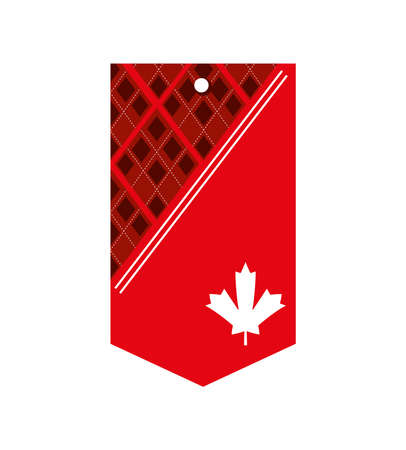 canadian pendant decorationのイラスト素材