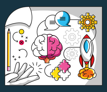 big idea brainのイラスト素材