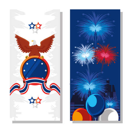 american event bannersのイラスト素材