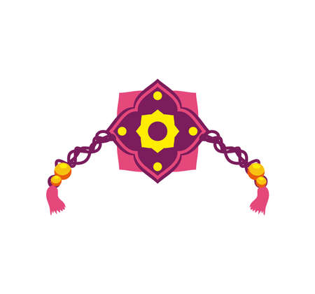 woven knot braceletのイラスト素材