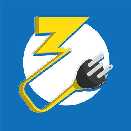 energy power plugのイラスト素材