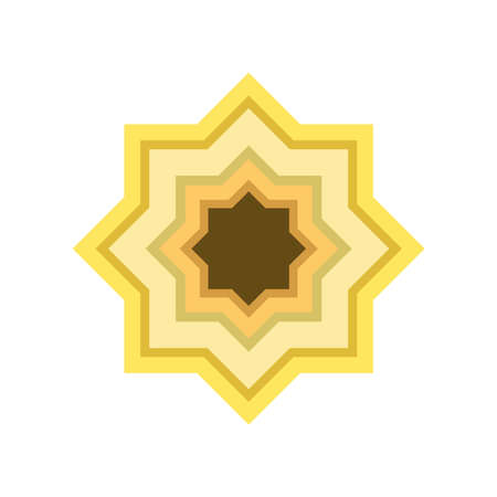 gold ornament bohoのイラスト素材