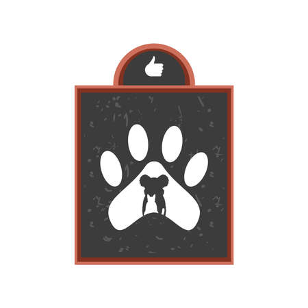 pets shop boardのイラスト素材