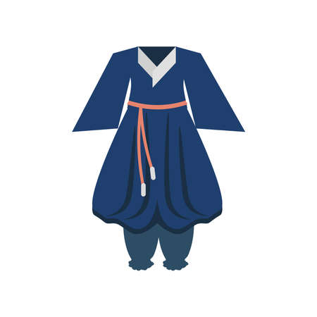 korean traditional clothesのイラスト素材