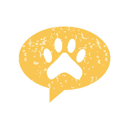 cute pet pawのイラスト素材