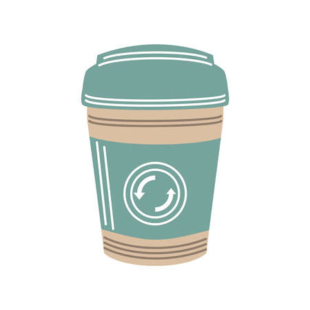 recycle garbage bottleのイラスト素材