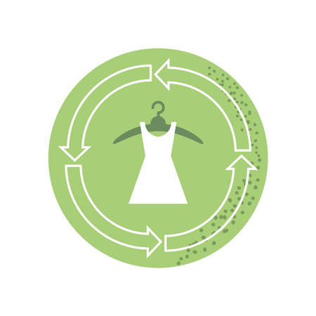 slow fashion labelのイラスト素材