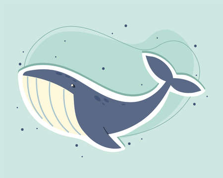 whale animal seaのイラスト素材