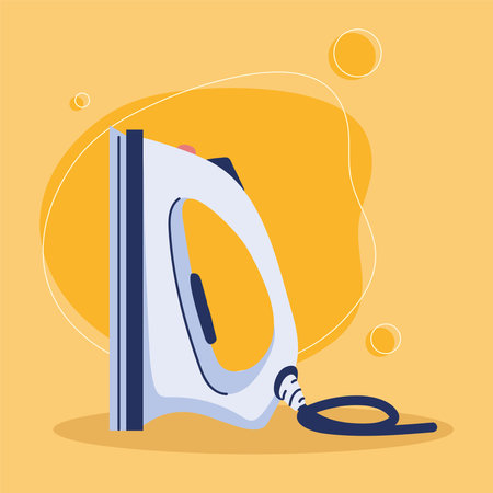 laundry iron applianceのイラスト素材