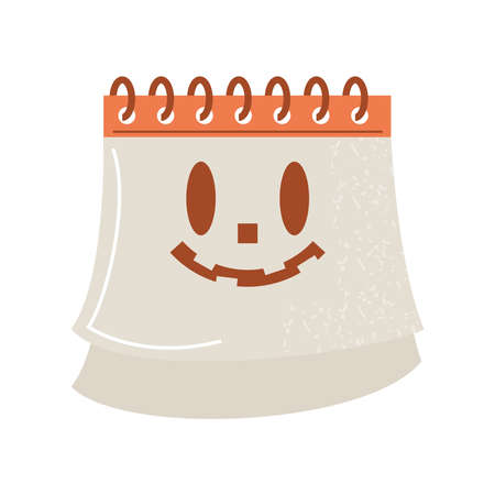 halloween calendar celebrationのイラスト素材