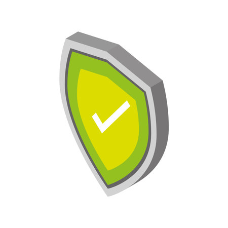 shield check markのイラスト素材