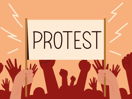 protest activism card