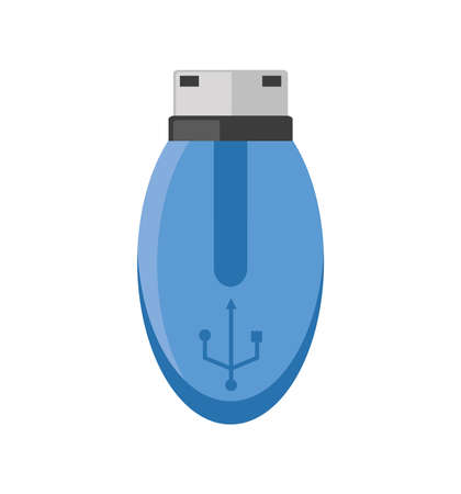 usb memory iconのイラスト素材