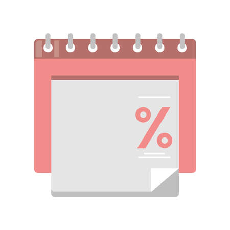 credit percent calendarのイラスト素材