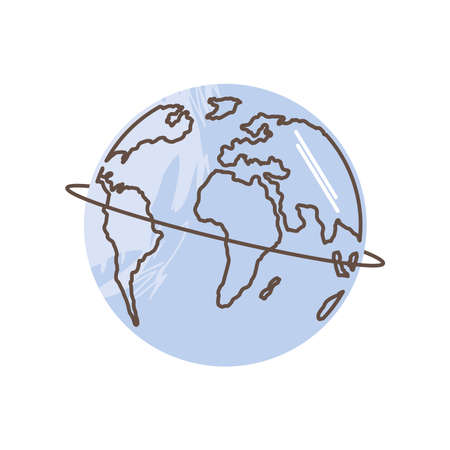 travel around the worldのイラスト素材