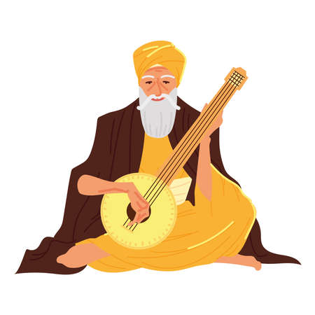 guru nanak jayantiのイラスト素材