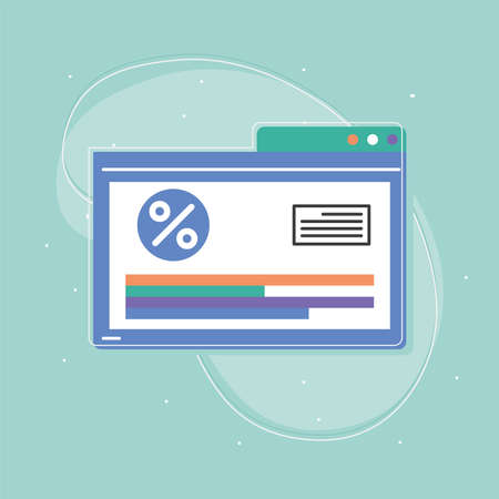 digital marketing analysisのイラスト素材