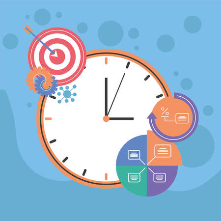 target strategy timeのイラスト素材