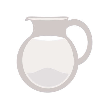 pitcher with milkのイラスト素材