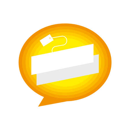 speech bubble and mouseのイラスト素材